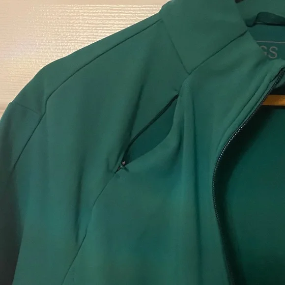 Figs Men's Teal Lightweight Jacket - Picture 5 of 7